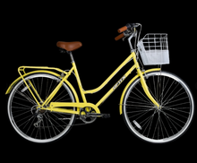 Load image into Gallery viewer, Classic 7s Unisex City Bike Urban Cycling 28 inch With Front Basket

