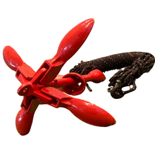 Load image into Gallery viewer, Anchor 1.5 with Rope- For small boats, kayaks, dinghies, and fishing trips
