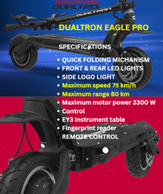 Load image into Gallery viewer, Dualtron Eagle Pro Electric scooter 60V 22.5Ah Mini motors USA
