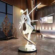 Load image into Gallery viewer, Sirgo Humanoid Art Sculpture Floor Lamp – Modern LED Designer Lamp
