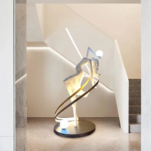 Load image into Gallery viewer, Sirgo Humanoid Art Sculpture Floor Lamp – Modern LED Designer Lamp
