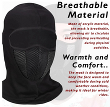 تحميل الصورة إلى عارض المعرض، Riders M1 Filter Mask – Full Face Balaclava with Protection Filter
