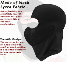 تحميل الصورة إلى عارض المعرض، Riders M1 Filter Mask – Full Face Balaclava with Protection Filter
