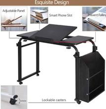Load image into Gallery viewer, Adjustable Height Computer and Laptop Table Play or work on Bed
