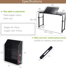 Load image into Gallery viewer, Adjustable Height Computer and Laptop Table Play or work on Bed
