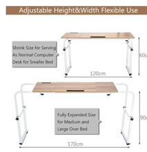 Load image into Gallery viewer, Adjustable Height Computer and Laptop Table Play or work on Bed
