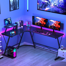 Load image into Gallery viewer, Gaming Desk L Shaped, Computer Corner Desk Home Office Desk
