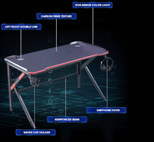 Load image into Gallery viewer, New Carbon Fiber Gaming Desk-DJZ02-120
