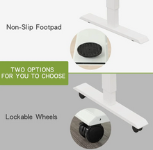 Load image into Gallery viewer, Electric Standing Desk, Stand Up Desk Workstation, Gaming Desk Height Adjustable
