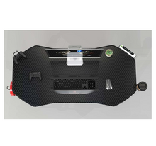 Load image into Gallery viewer, Carbon Fiber PVC &amp; MDF Gaming Table - Black
