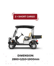 Load image into Gallery viewer, Eco Luxury Golf Cart with 02 seat Short Cargo
