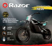 Load image into Gallery viewer, Razor Dirt Rocket Pro High Speed Off Road adjustable suspension Bike 16+ Age
