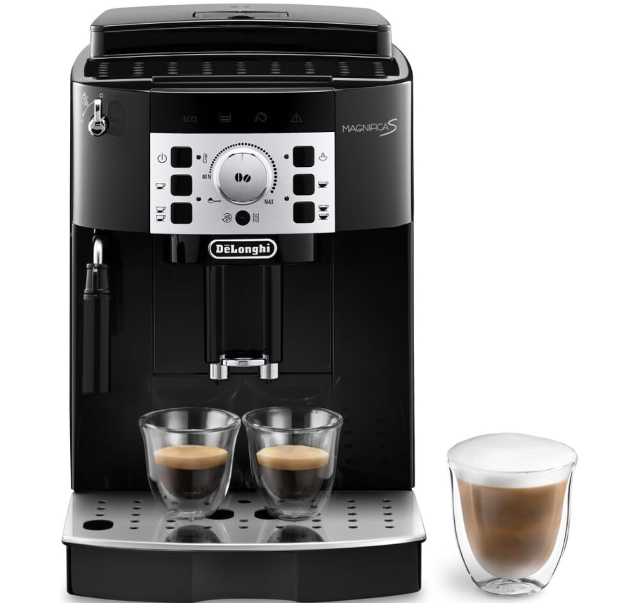 De'Longhi Magnifica S Smart Bean-to-Cup Coffee Machine with Grinder & Milk Frother – Black Fully Automatic Coffee Machine