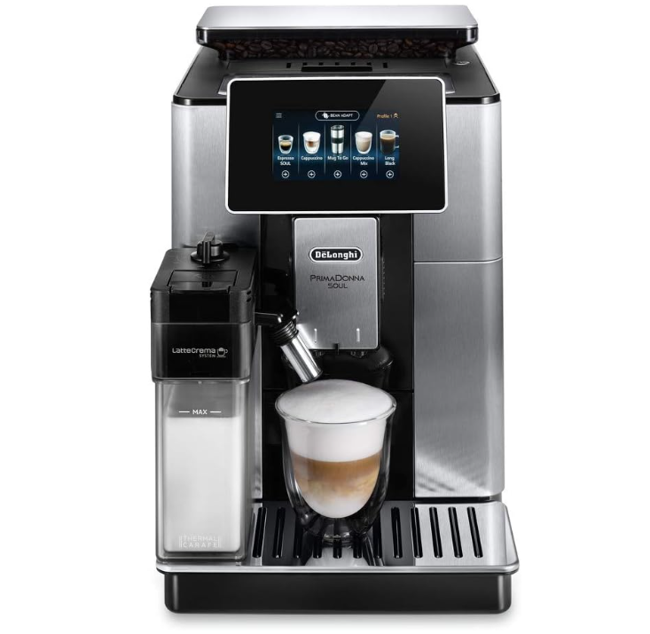DE'LONGHI Coffee Machine PRIMADONNA SOUL Fully Automatic Bean to Cup Coffee Machine, 20+ Functions