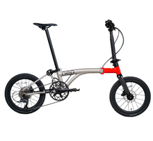 Load image into Gallery viewer, JAVA NEO 9 Speed 16 Inch Triple-fold Folding Bike
