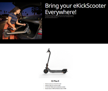 Load image into Gallery viewer, Ninebot E2 Plus Electric Scooter by Segway
