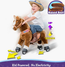 تحميل الصورة إلى عارض المعرض، PonyCycle Ride-On Horse Toy for Boys &amp; Girls (Age 3–5) – Brown
