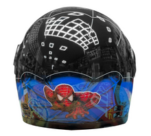 تحميل الصورة إلى عارض المعرض، Kids Full Face Helmet Spiderman, Barbie Lightweight Motorcycle Helmet
