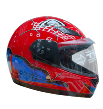 تحميل الصورة إلى عارض المعرض، Kids Full Face Helmet Spiderman, Barbie Lightweight Motorcycle Helmet
