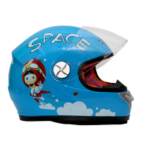 تحميل الصورة إلى عارض المعرض، Kids Full Face Helmet Spiderman, Barbie Lightweight Motorcycle Helmet
