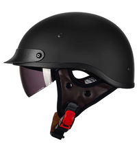 Load image into Gallery viewer, LV COOL Open Face Cap Motorcycle Helmet for Scooter, Cycling, Motocross
