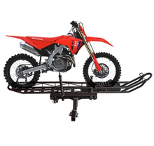 Load image into Gallery viewer, Heavy Duty Motorcycle Hitch Carrier with 500 lbs Capacity

