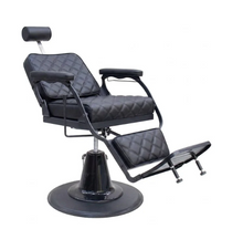 Load image into Gallery viewer, S1 New Black Barber Chair – Adjustable Salon Chair with Footrest
