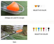تحميل الصورة إلى عارض المعرض، Transparent Single kayak
