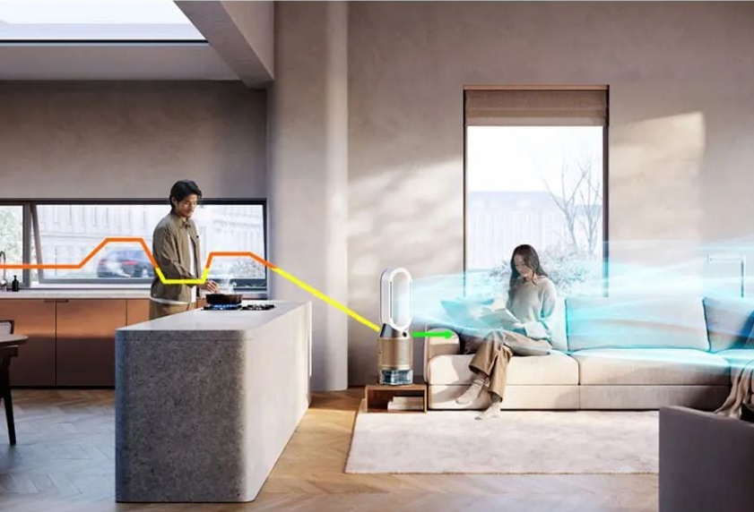 Dyson PH 05 Air Purifier -3 in 1 Purification Humidification Cooling - White Gold