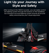 Load image into Gallery viewer, ENGWE Y600 Electric Scooter 48V 18Ah With wide deck Long range 70km
