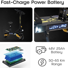 Load image into Gallery viewer, L3 Pro Electric Scooter with Seat for Adults –48V25AH 1500W Power
