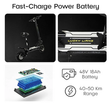 Load image into Gallery viewer, L2 Pro Electric Scooter with Seat for Adults –48V18AH 1500W Power

