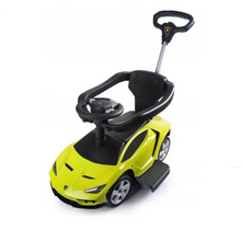 تحميل الصورة إلى عارض المعرض، Lamborghini Handle With Canopy Push Car kids 18 Months -5 Years
