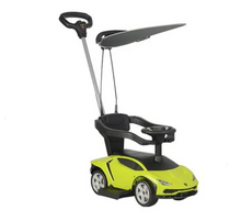 تحميل الصورة إلى عارض المعرض، Lamborghini Handle With Canopy Push Car kids 18 Months -5 Years
