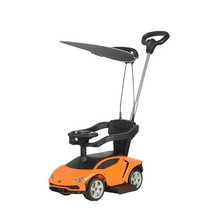 تحميل الصورة إلى عارض المعرض، Lamborghini Handle With Canopy Push Car kids 18 Months -5 Years
