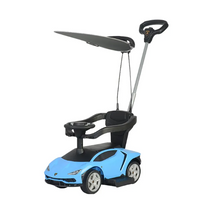 تحميل الصورة إلى عارض المعرض، Lamborghini Handle With Canopy Push Car kids 18 Months -5 Years
