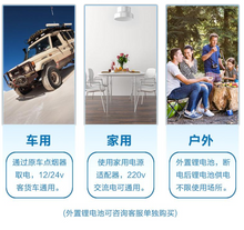 Load image into Gallery viewer, Portable Mini 12V Car Refrigerator Cooler Compressor 22L Car Fridge Freezer
