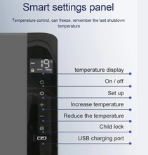 Load image into Gallery viewer, Small car fridge 22L freezer refrigerator outdoor 12v compressor fridge
