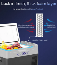 Load image into Gallery viewer, Small car fridge 22L freezer refrigerator outdoor 12v compressor fridge
