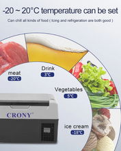 Load image into Gallery viewer, Small car fridge 22L freezer refrigerator outdoor 12v compressor fridge
