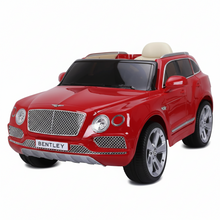 تحميل الصورة إلى عارض المعرض، Bentley Kids Ride-On Car 12V – Red Age 3-8 Years
