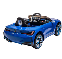 Load image into Gallery viewer, BMW - I4 Kids Ride on Car - Blue 12V -Age 2-6 Years
