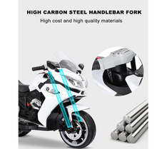 تحميل الصورة إلى عارض المعرض، kids Ride On Motorbike Double Drive with Glowing Wheels 1200-GS Red Age 3-7 Years
