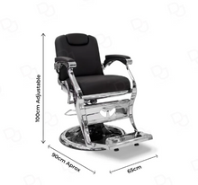 Load image into Gallery viewer, Barber Gents Salon Hair Cutting Chair – Black 8818
