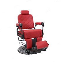 Load image into Gallery viewer, Barber Gents Salon Hair Cutting Chair Red
