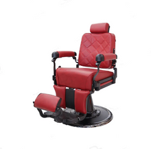 Load image into Gallery viewer, Barber Gents Salon Hair Cutting Chair Red
