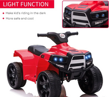 Load image into Gallery viewer, Kids Ride on Electric Quad 6V ATV for 18-36 months
