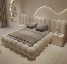 تحميل الصورة إلى عارض المعرض، Modern Upholstered Cloud Bed
