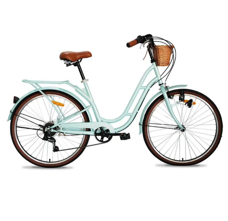 Mogoo Florida Vintage 6 Speed City Bike Size 24