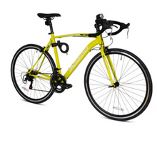 Load image into Gallery viewer, Mogoo Bolt 22-Inch Road Bike | 22-Inch Wheel Size | Adjustable Seat | Shimano Gears | For Adults |Yellow Color
